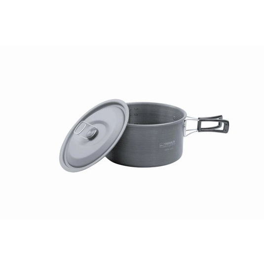 Camping Cookware Set Aluminum Nesting Pots 1.3/2.1/3.2/6.3Qt for Outdoor | Pato