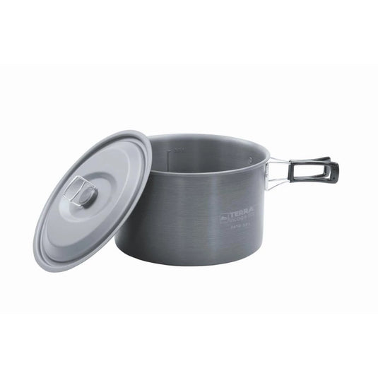 Camping Cookware Set Aluminum Nesting Pots 1.3/2.1/3.2/6.3Qt for Outdoor | Pato