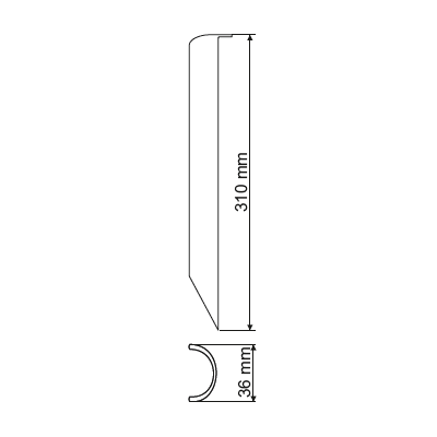 Peg-U 31cm (12.2in) Long Aluminum Snow & Sand Tent Stakes - Set of 6 Stakes, 50g (1.76oz) Each