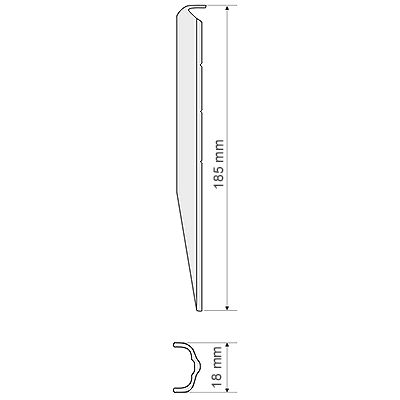 Peg-U Alu U-Shaped Duralumin Tent Stake, Set of 10 Stakes, for Enhanced Ground Grip and Stability