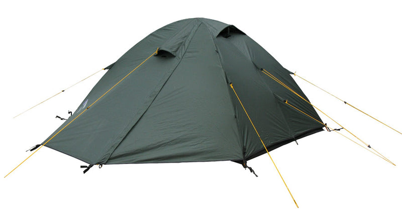 Load image into Gallery viewer, Platou 3/3 Alu Three-Person Three-Season Tent with Extended Vestibule - Available with Aluminum or Fiberglass Poles for Backpacking
