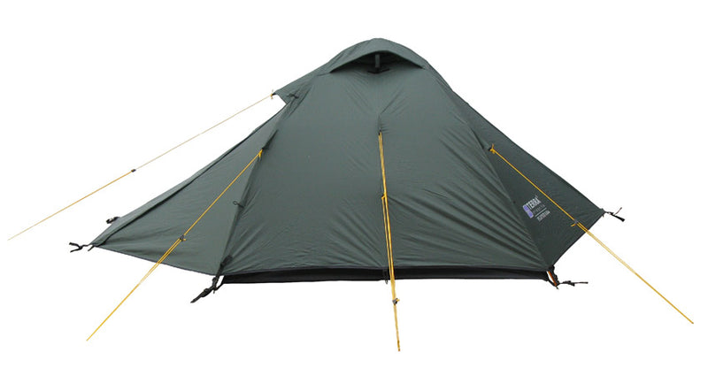 Load image into Gallery viewer, Platou 3/3 Alu Three-Person Three-Season Tent with Extended Vestibule - Available with Aluminum or Fiberglass Poles for Backpacking
