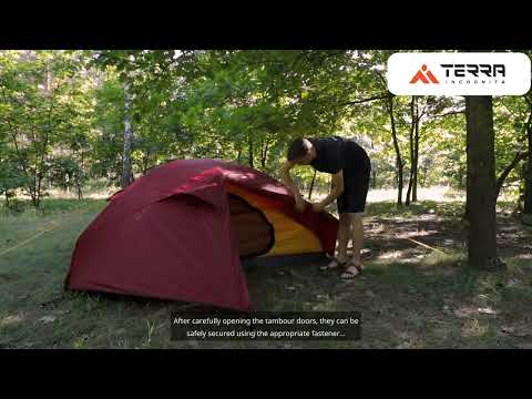 Load and play video in Gallery viewer, Cresta 2/2 Alu Three-Season Tent with Dual Vestibules - Available with Aluminum or Fiberglass Poles for 2-3 Person Camping
