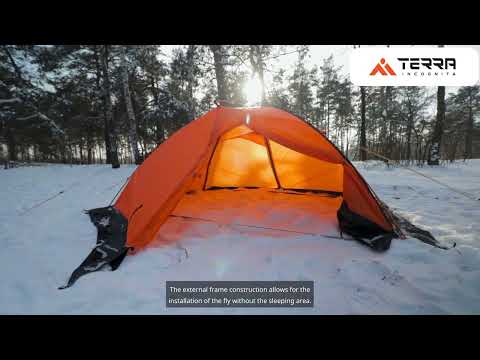 Load and play video in Gallery viewer, Stream 2 All-Season Ultralight Tent with Aluminum Frame and Double Vestibules for Extreme Adventures - 2-3 Person Camping &amp; Hiking
