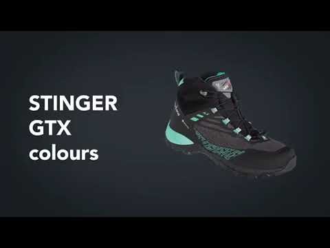 Load and play video in Gallery viewer, Kayland Stinger GTX Lightweight Waterproof Breathable Hiking Boots for Medium Altitude Trekking
