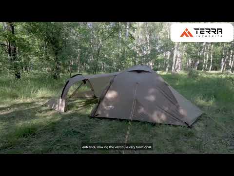 Load and play video in Gallery viewer, Geos 3 Three-Season Family Tent with XL Front Vestibule and Windows - Spacious 3-4 Person Design for Comfort Camping
