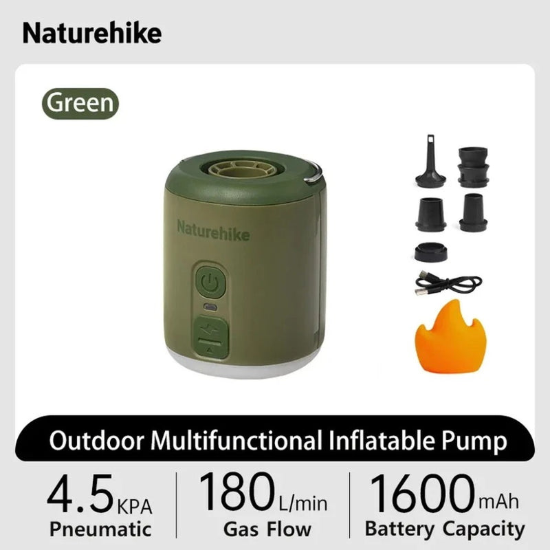 Load image into Gallery viewer, 3-in-1 Mini Air Pump with Lantern &amp; Fan, Ultralight | Naturehike CNK2300DQ022
