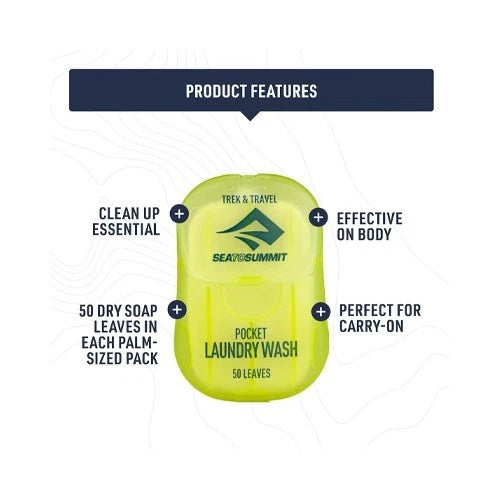 Load image into Gallery viewer, Pocket Laundry Soap - Biodegradable Travel Leaves | Sea To Summit
