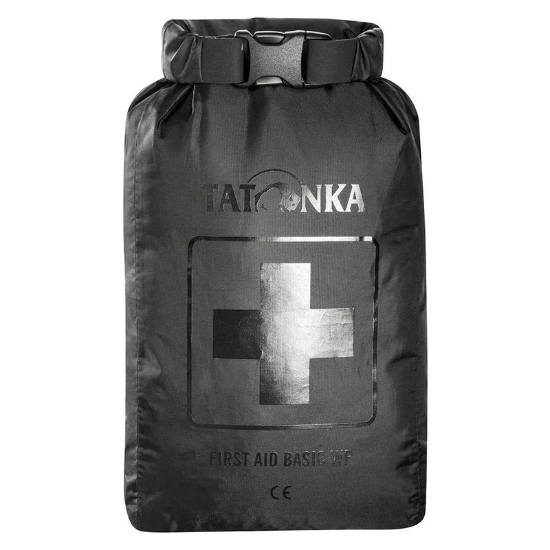 Load image into Gallery viewer, Black first aid kit with Tatonka branding on a white background
