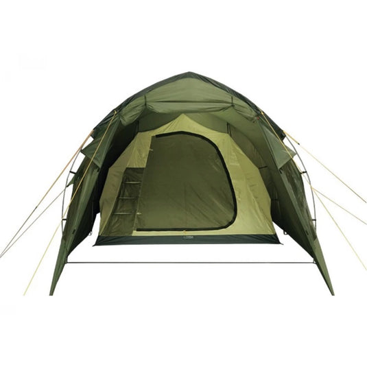 Front view of Terra Incognita Camp 4 tunnel tent showing inner sleeping area