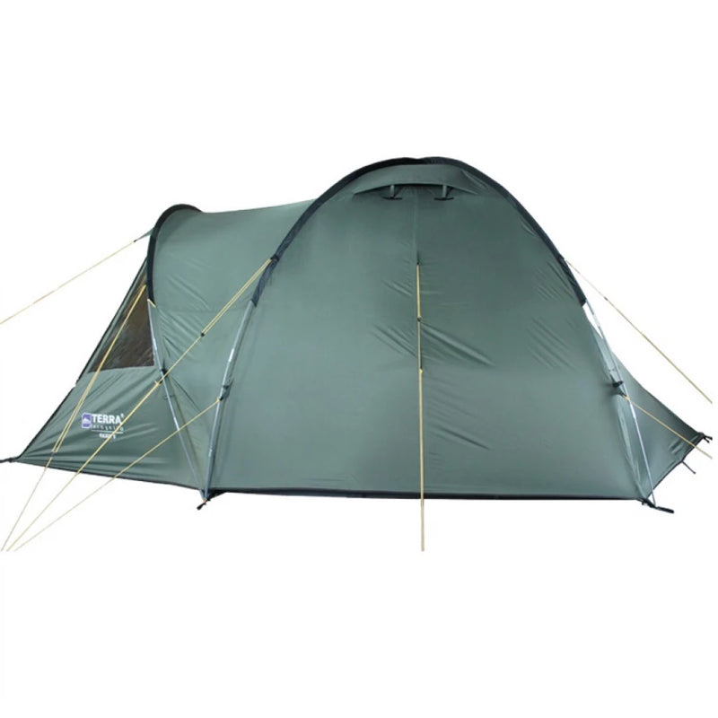 Load image into Gallery viewer, Khaki Terra Incognita Oazis 5 tent, side profile, isolated
