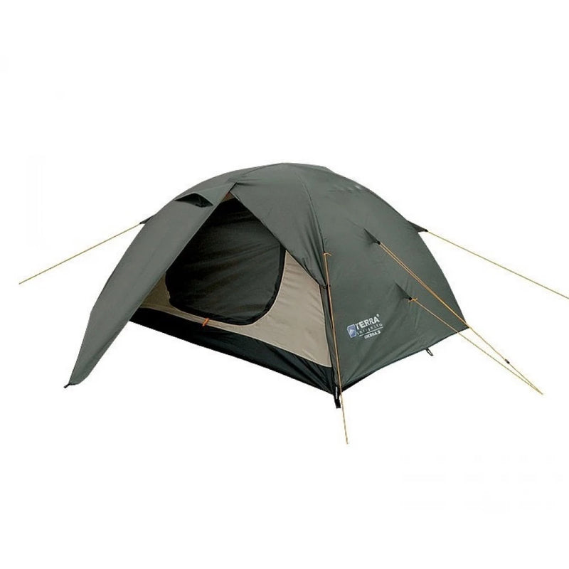 Load image into Gallery viewer, Terra Incognita Omega 2-person camping tent in khaki green color

