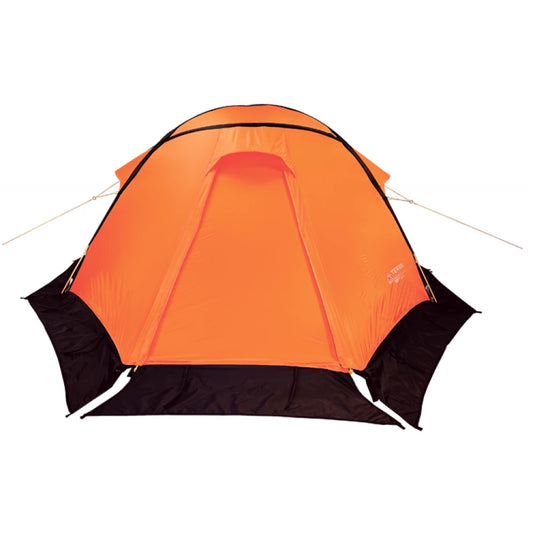 TopRock 4 mountaineering tent in Orange, 4-pole Alu frame stability