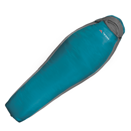 Alaska 450 L/R Three-Season Sleeping Bag with HollowCore 7 Insulation - Anatomical Mummy Design for Extreme Cold Weather Camping