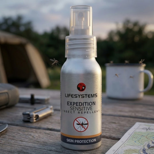 Insect Repellent Spray 50/100ml DEET-Free Sensitive Safe Kids | Lifesystems
