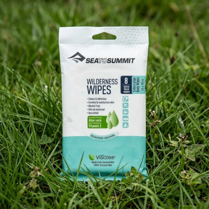 Load image into Gallery viewer, Body Wipes XL 8pc Biodegradable Viscose Waterless | Sea To Summit
