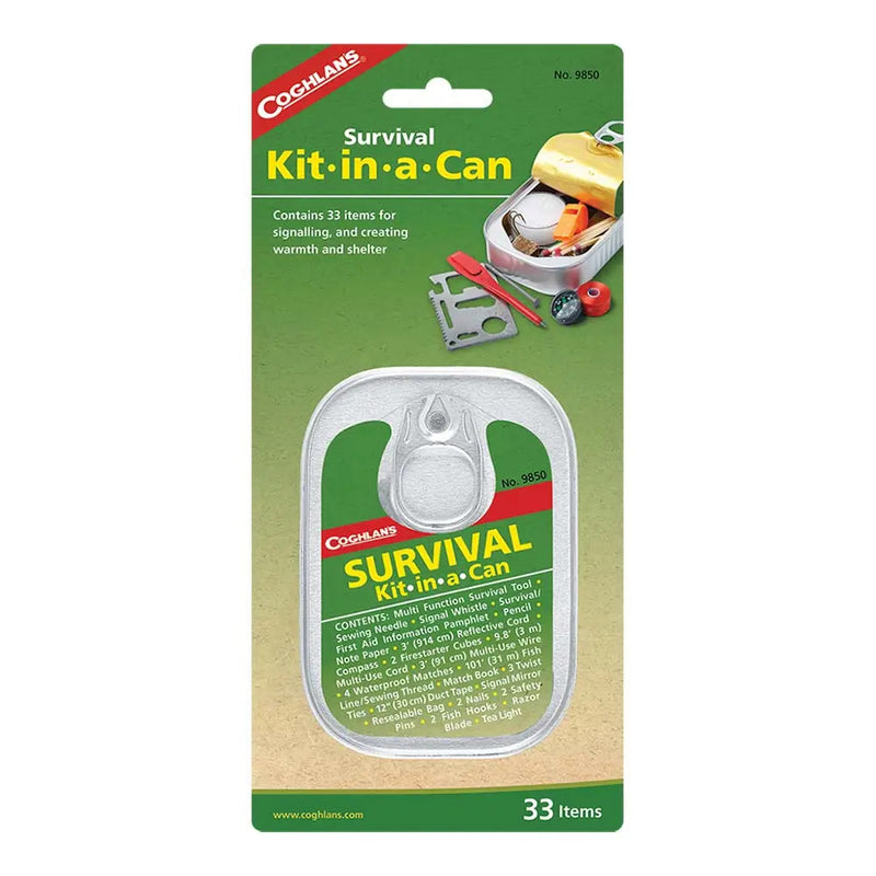 Load image into Gallery viewer, Emergency survival kit 33 essentials in a compact can-Coghlans Survival Kit-in-a-Can
