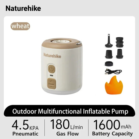 3-in-1 Mini Air Pump with Lantern & Fan, Ultralight | Naturehike CNK2300DQ022