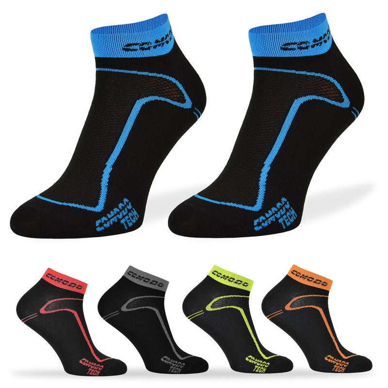 Load image into Gallery viewer, Comodo FIT SBK5 Running Socks 5-Pack Set with Cotton Blend for Fitness &amp; Active Sports
