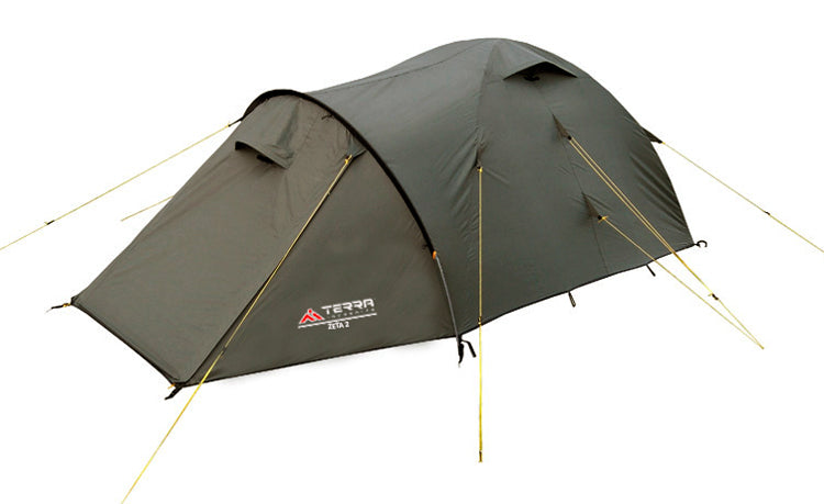 Load image into Gallery viewer, Zeta 2 Three-Season Two-Person Tent with Extended Vestibule and Dual Entrances - Practical Design for Camping and Backpacking
