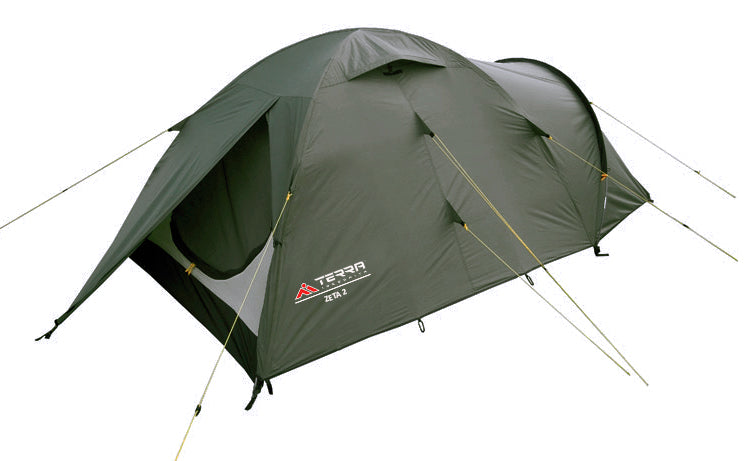 Load image into Gallery viewer, Zeta 2 Three-Season Two-Person Tent with Extended Vestibule and Dual Entrances - Practical Design for Camping and Backpacking
